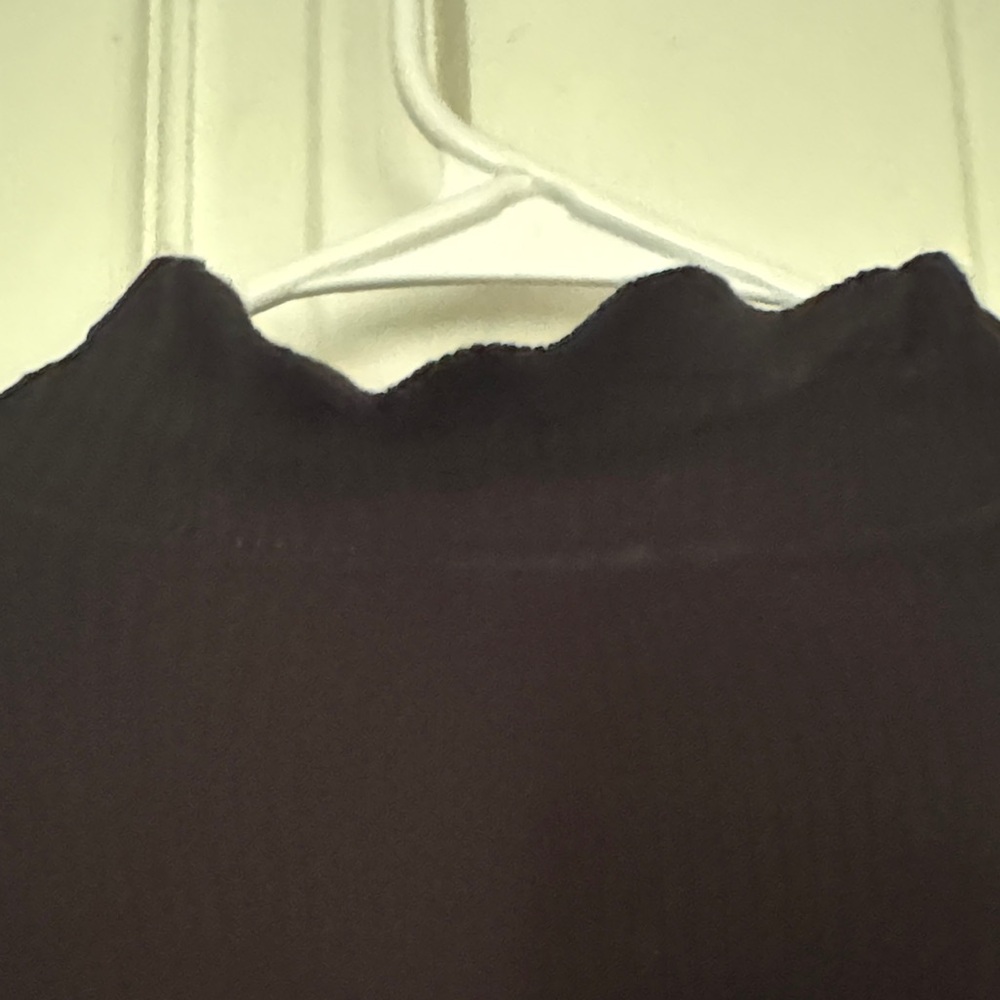 Express Cream Ruffle Trim Sweater - Picture 9 of 9